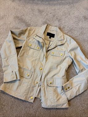 J. Crew water resistant utility jacket